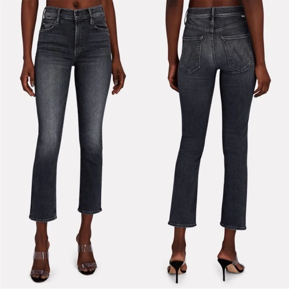 MOTHER Mid Rise Dazzler Ankle Jeans in The Night is Watching Size 27 - Picture 2 of 9